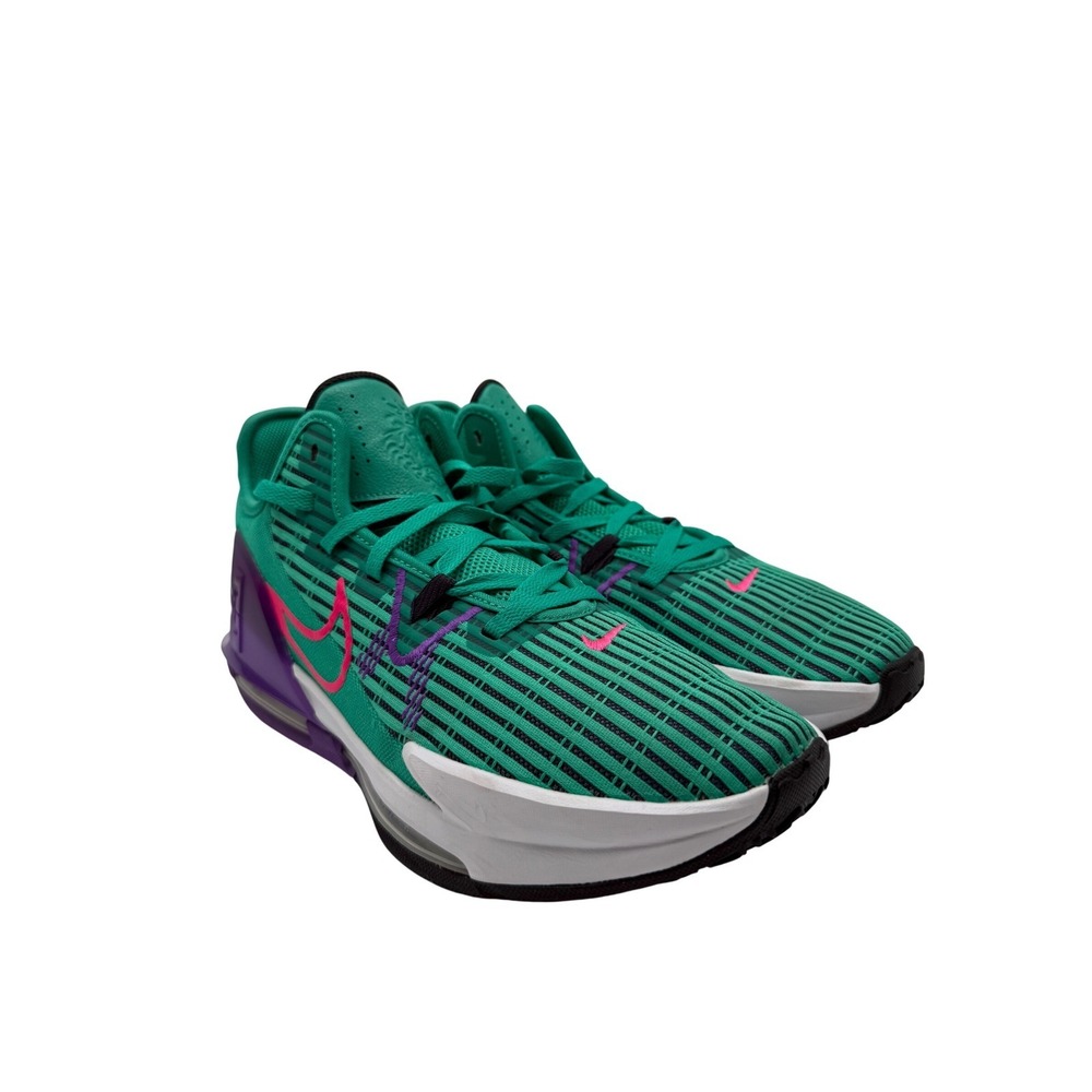 Nike LeBron Witness 6 Mens 11.5 Green Excellent Basketball Sneakers CZ4052-300 - Picture 3 of 16